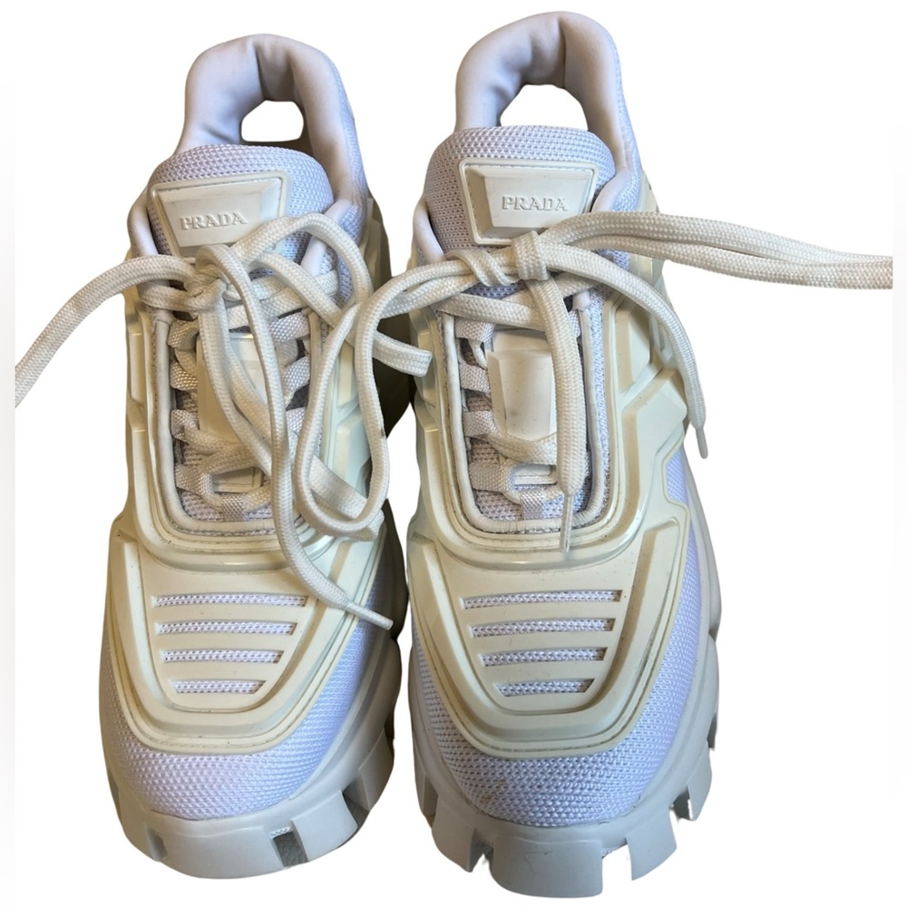 Prada White Cloudbust Sneakers Platform - image 6